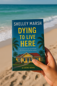 Sample Cover for Dying to Live Here by Shelley marsh